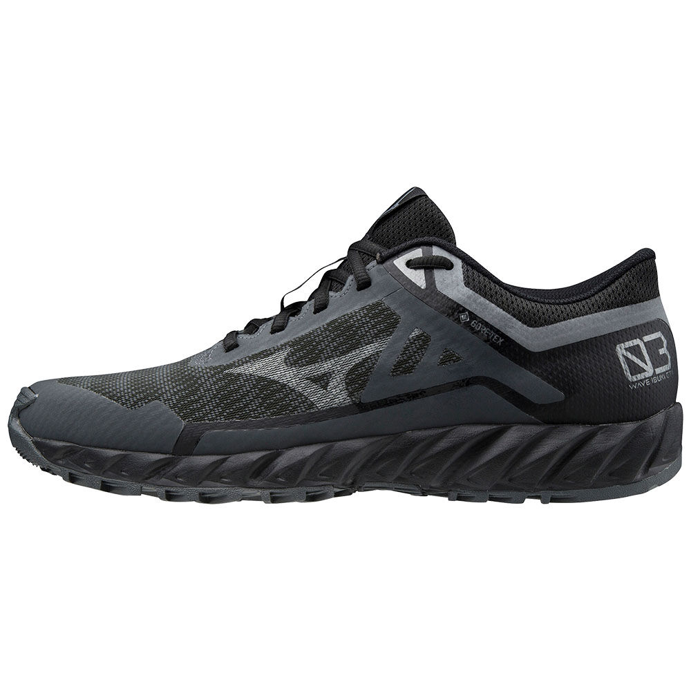 Scarpe Running Mizuno Wave Ibuki 3 Gtx Uomo - Grigie/Nere - 50784-RWNG